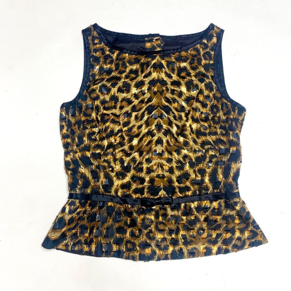 1990’s Vintage Jessica Howard leopard print shirt